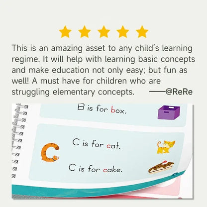 🏫 No More Messy Writing! The Magic 3D Grooved Workbook Set That Auto-Fades for Infinite Reuse & Perfect Handwriting! 📝✨