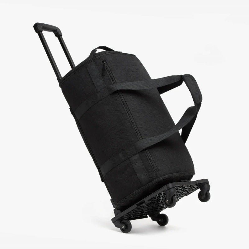 🧳 The Ultimate Travel Companion | Large Capacity Travel Duffel Bag with Integrated Trolley Sleeve, Waterproof Over-Night Weekender Luggage Bag ✨