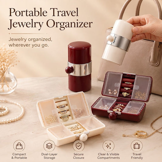 Portable Travel Jewelry Organizer
