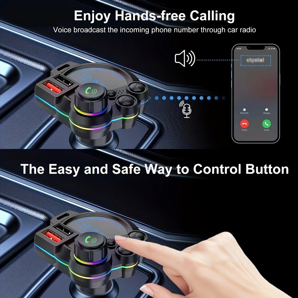 ⚡ Give Your Old Ride A $100K Tech Brain: The 30W PD Turbo Car Bluetooth 5.3 Transmitter That Unleashes Heavy-Bass Concert Audio Instantly! 🚗🎵