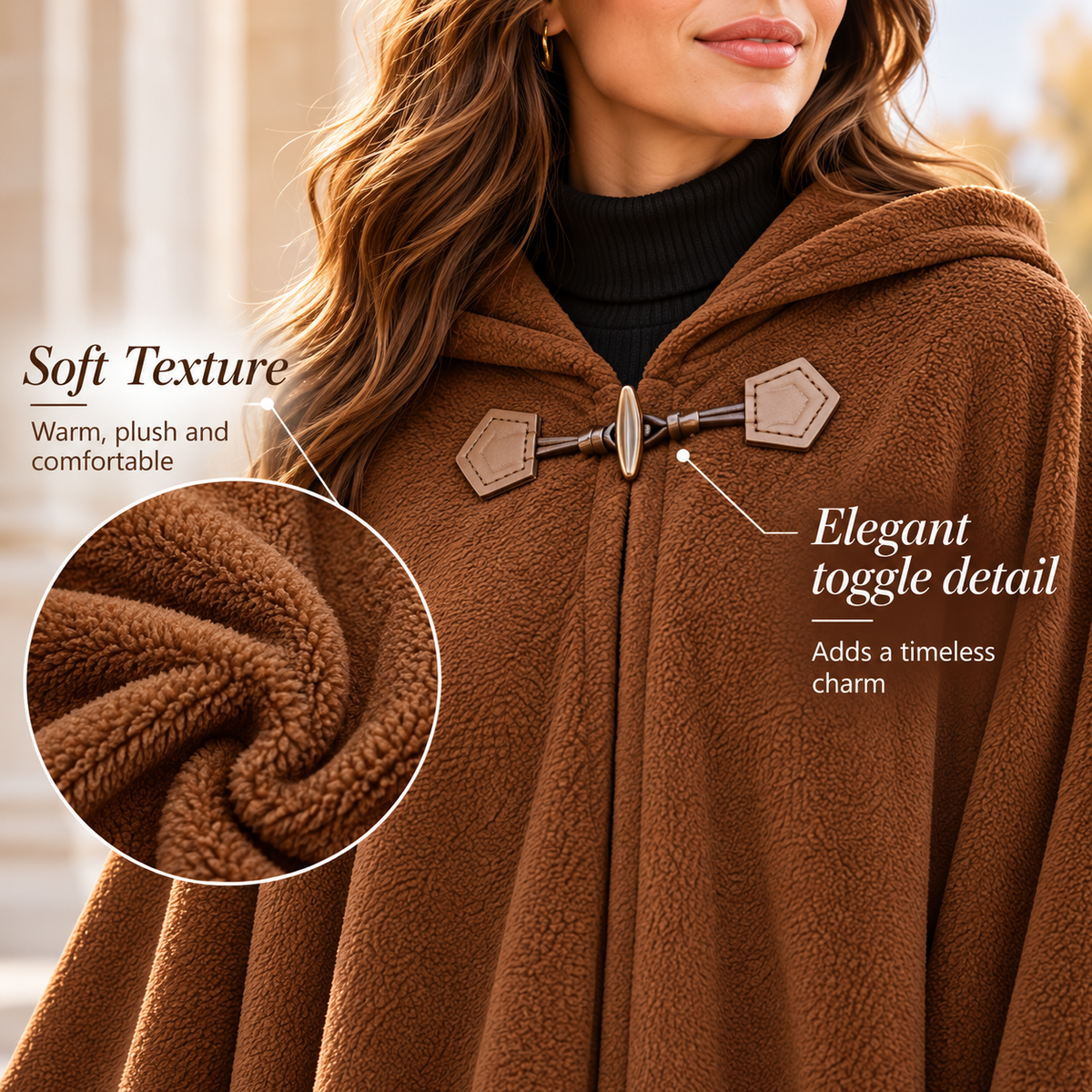 Women’s Timeless Cape Coat