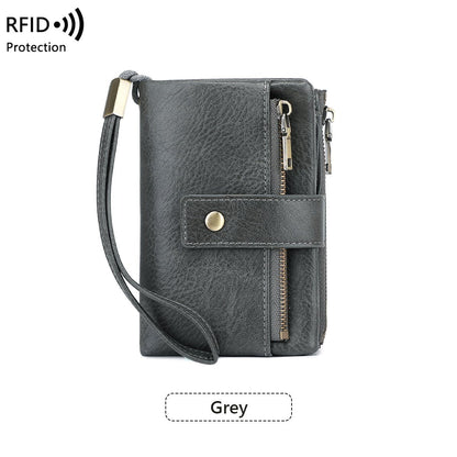 👛 Lock Your Privacy | Limited-Time 49% OFF! Women's RFID Blocking Premium Leather Wallet & Multi-Slot Compact Organizer ✨