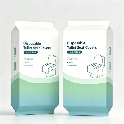 🚽 Ultimate Public Restroom Shield | Disposable Toilet Seat Covers (10/20/30 Pack, 16x24in), Extra Large Waterproof & Non-Slip Individually Wrapped Essentials ✨