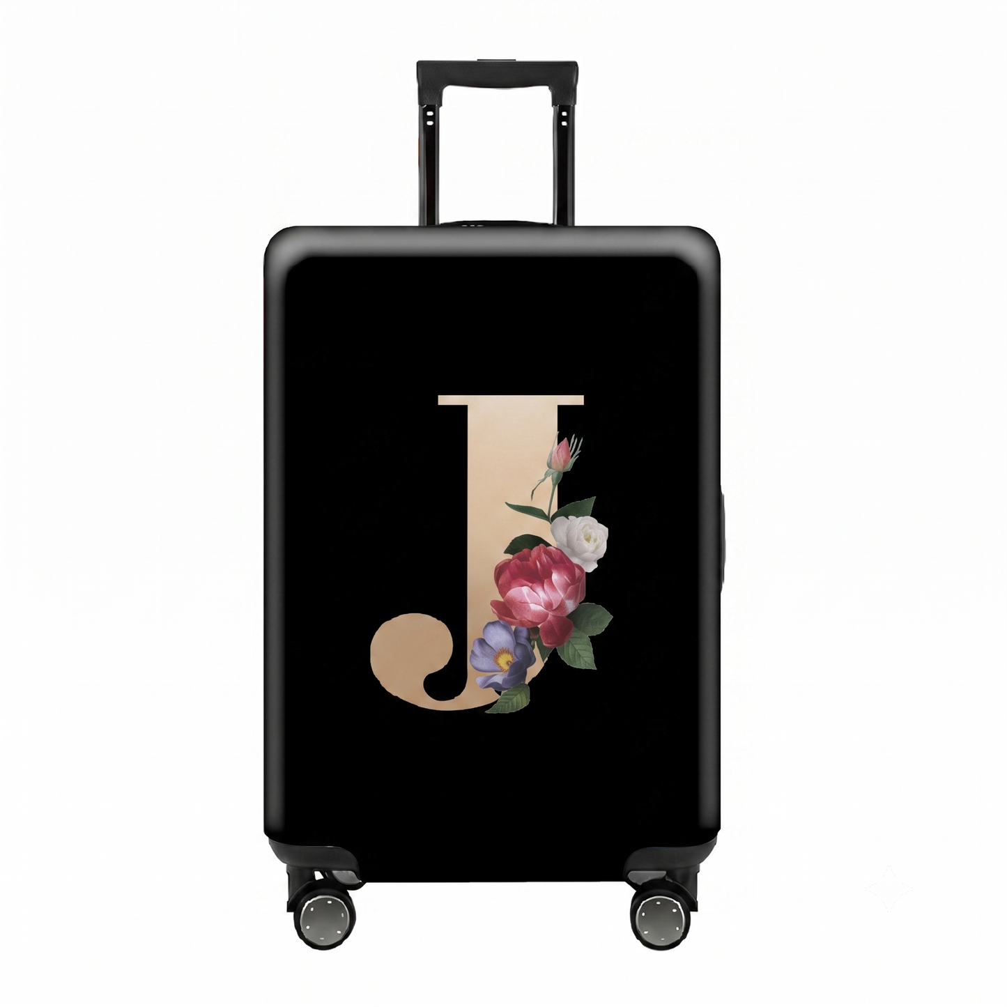 ✈️ Spot Your Bag Instantly | Decorative Alphabet Letter Z High-Elastic Luggage Cover Protector Skin with Concealed Zippers 🧳