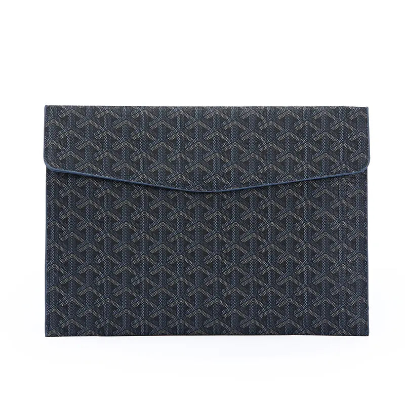 Chic PU Leather Laptop & Document Organizer