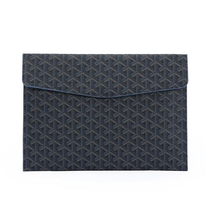 Chic PU Leather Laptop & Document Organizer
