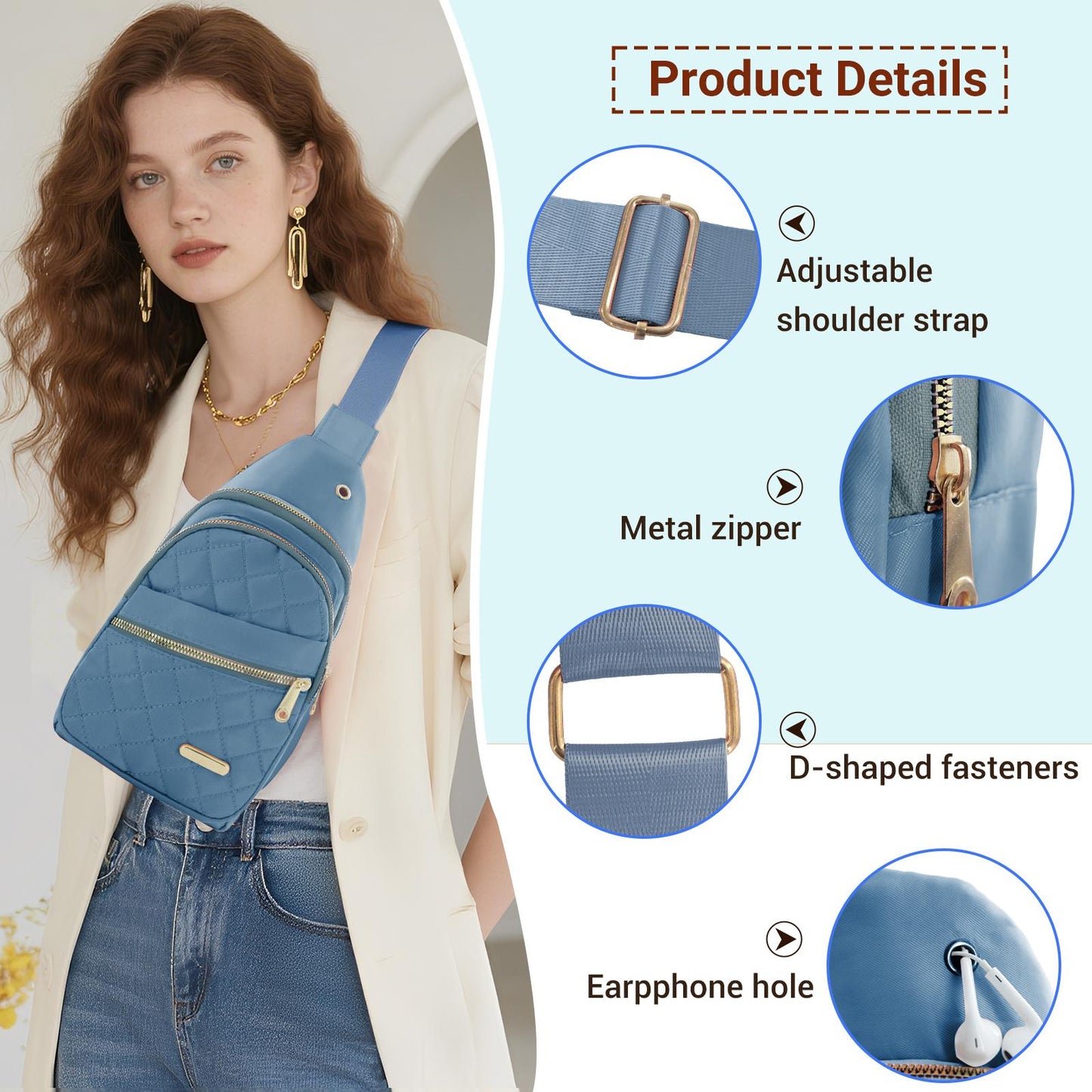 ✈️ Travel Sling Backpack | Lightweight & Stylish 🎒