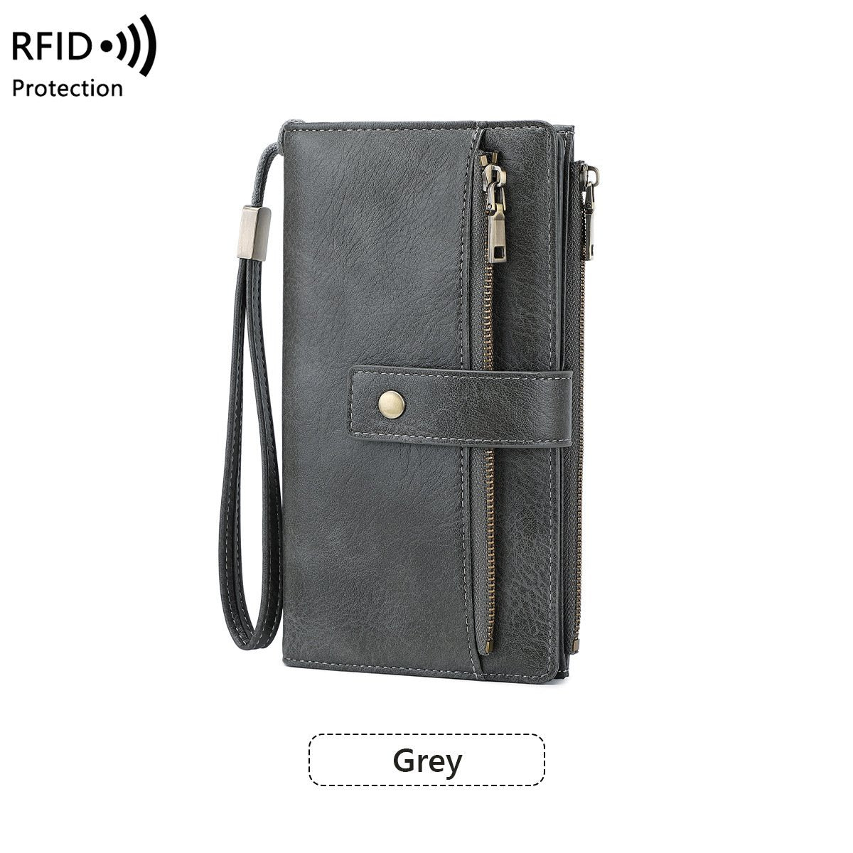 👛 Lock Your Privacy | Limited-Time 49% OFF! Women's RFID Blocking Premium Leather Wallet & Multi-Slot Compact Organizer ✨