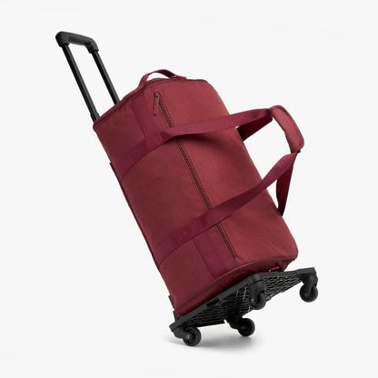 🧳 The Ultimate Travel Companion | Large Capacity Travel Duffel Bag with Integrated Trolley Sleeve, Waterproof Over-Night Weekender Luggage Bag ✨