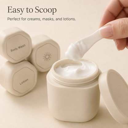 Three-Piece Portable Magnetic Travel Toilet Bottle Set