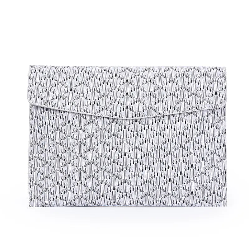 Chic PU Leather Laptop & Document Organizer