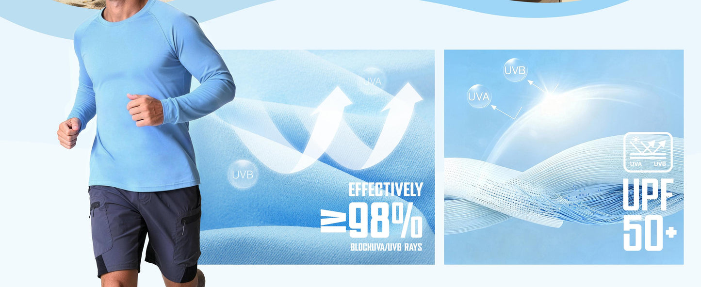 🛡️🏃‍♂️Beat the Heat: The Ultra-Lightweight UPF 50+ Shirt That Keeps You 10° Cooler!