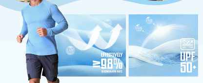 🛡️🏃‍♂️Beat the Heat: The Ultra-Lightweight UPF 50+ Shirt That Keeps You 10° Cooler!