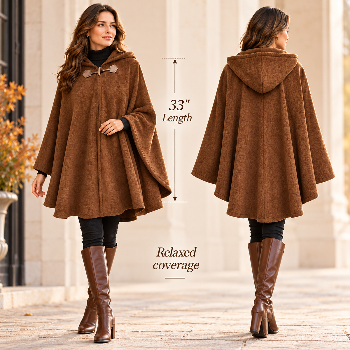 Women’s Timeless Cape Coat