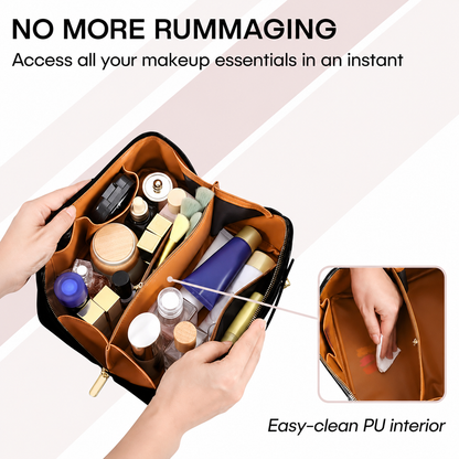 ✨ Premium PU Cosmetic Bag