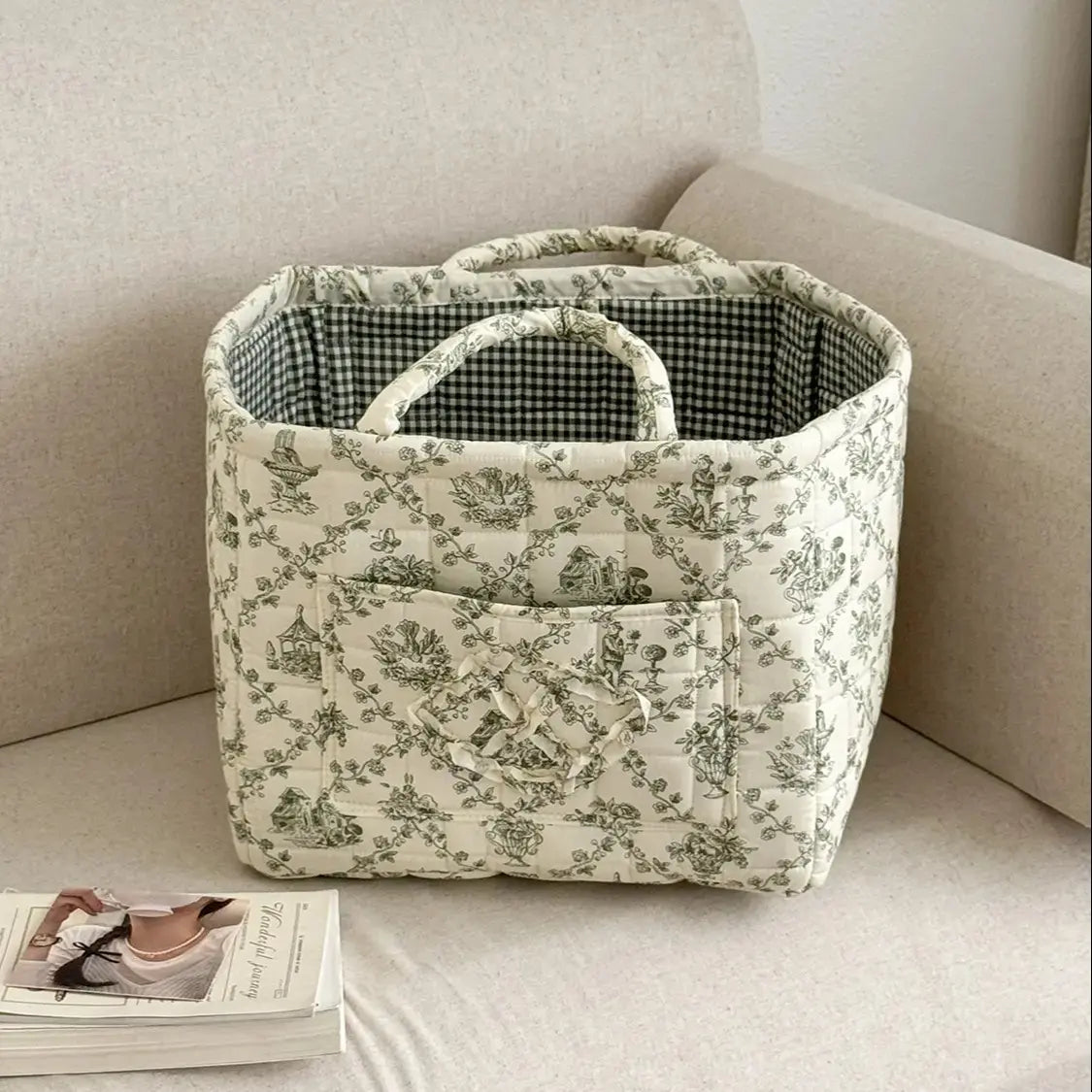 🔥 Reclaim Your Luxury Cabin Vibe: The Chic 1-Second Floral Car Storage Basket That Vanishes Backseat Clutter & Is 100% Machine Washable! 🌸📦