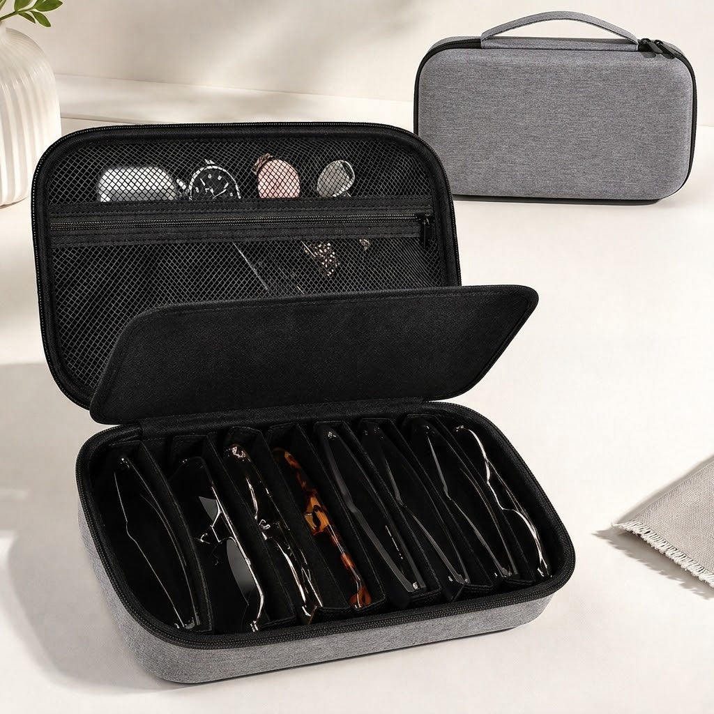 Travel Sunglasses Organizer Case