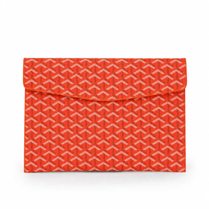 Chic PU Leather Laptop & Document Organizer