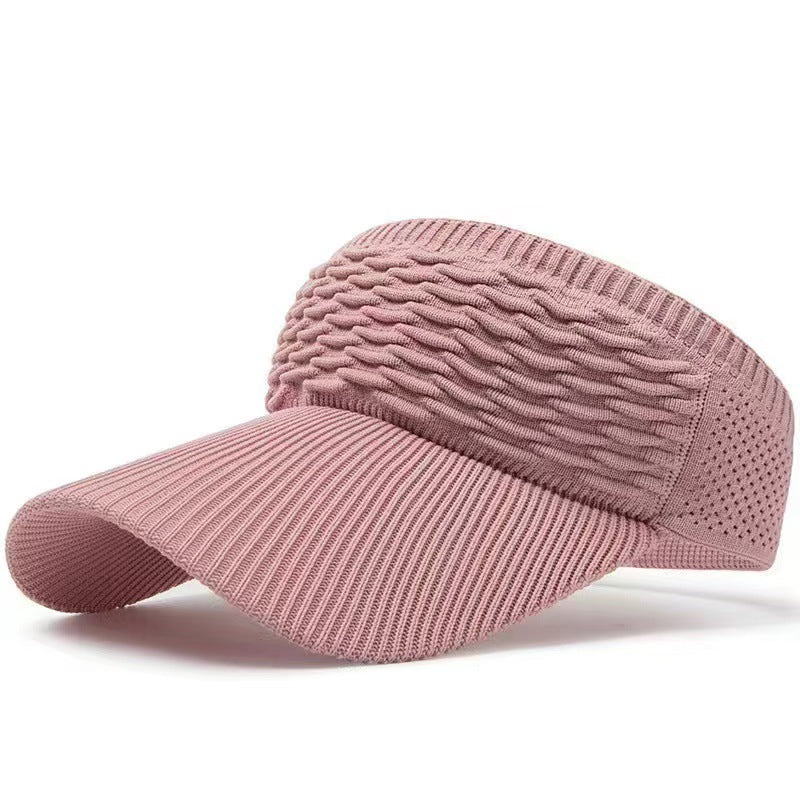 🔥 Free Your High Ponytail! The Iconic "That Girl" Open-Top Sun Visor That Protects Your Skin Without Cruching Your Aesthetic! 👑✨