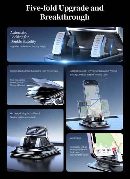 🛡️📱Never Drop Your Phone Again: The Military-Grade Suction Holder for 100% Hands-Free Driving!