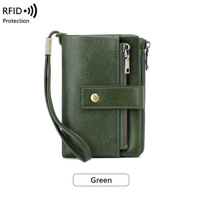 👛 Lock Your Privacy | Limited-Time 49% OFF! Women's RFID Blocking Premium Leather Wallet & Multi-Slot Compact Organizer ✨