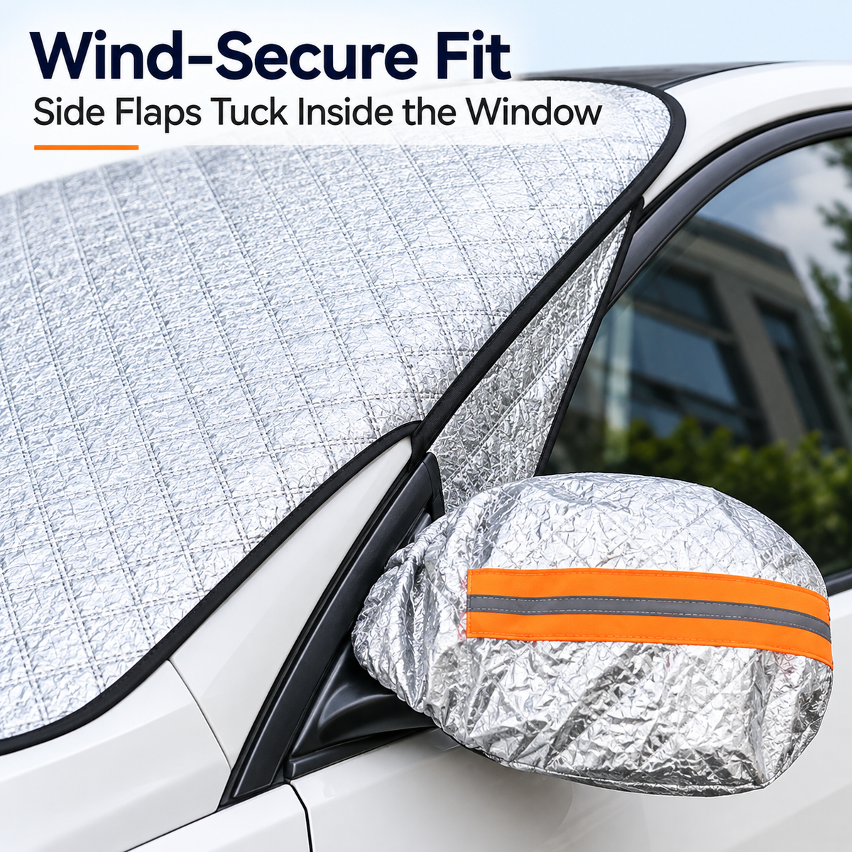 All-Season Windshield Snow Cover – Magnetic Frost & Ice Protector
