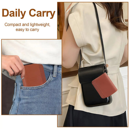 💳 Pocket-Sized Elegance | Women's Elegant Minimalist Short Slim Bifold Purse, RFID Blocking Card Holder & Compact Coin Wallet ✨