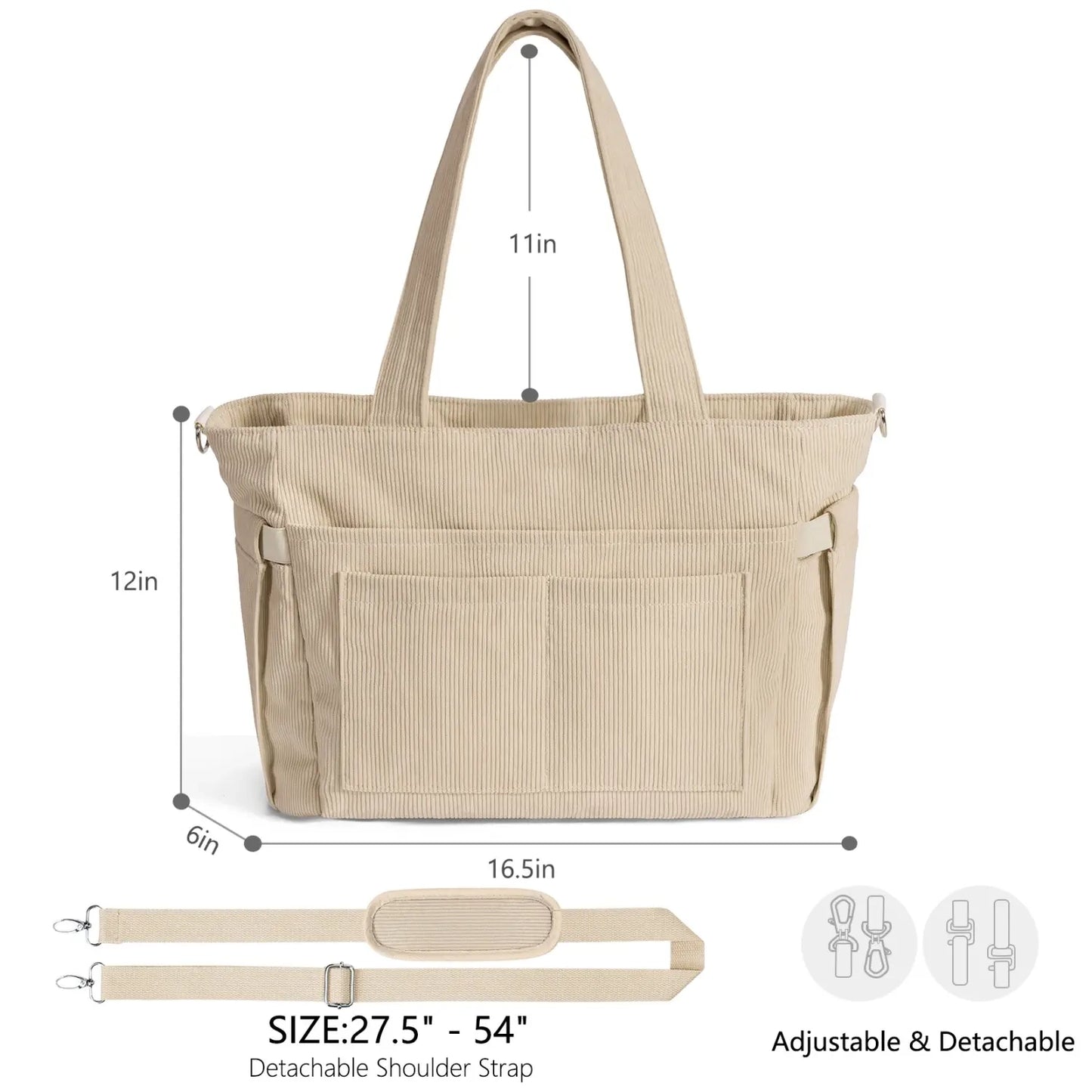 👜 Chic & Spacious Daily Tote Bag | Minimalist Leather Shoulder Bag for Women ✨