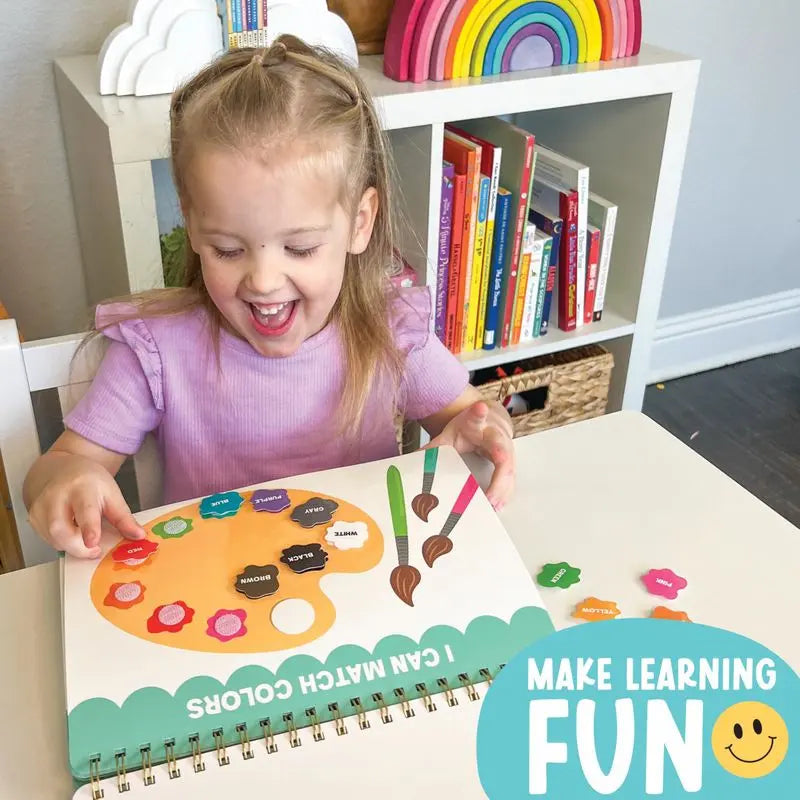 🎨 My First Busy Book | Montessori Interactive Preschool Learning & Activity Binder 🧠