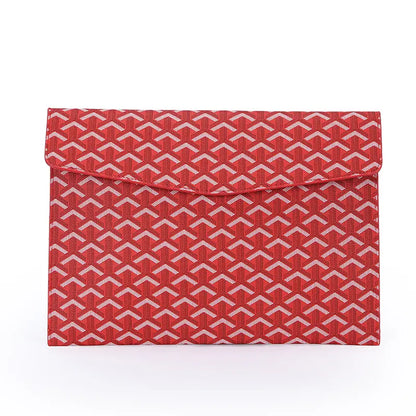Chic PU Leather Laptop & Document Organizer