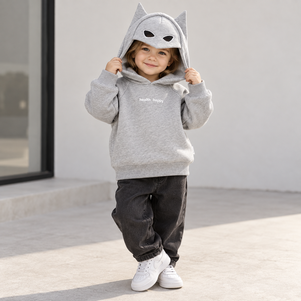 Kids' Bat Ear Hoodie