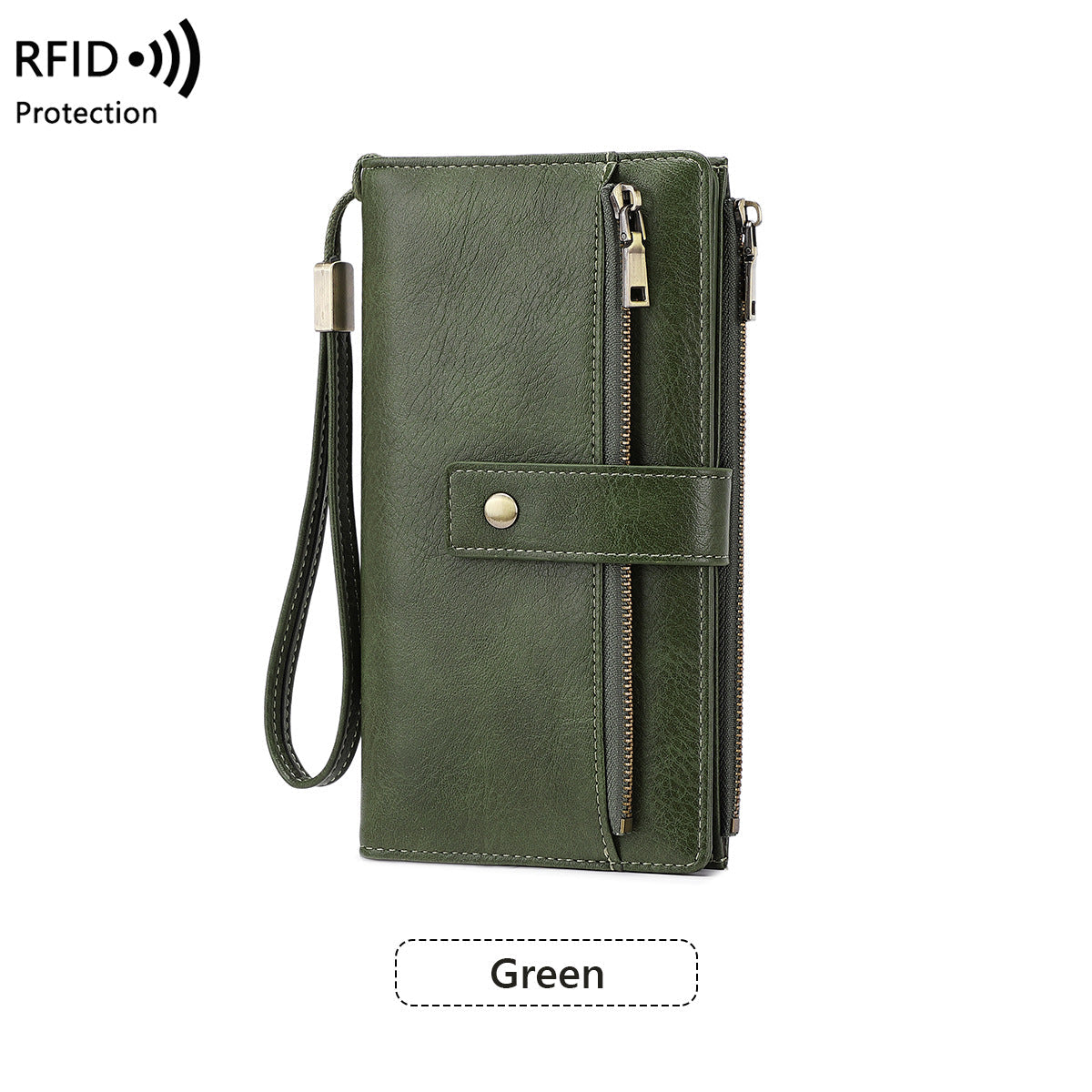 👛 Lock Your Privacy | Limited-Time 49% OFF! Women's RFID Blocking Premium Leather Wallet & Multi-Slot Compact Organizer ✨