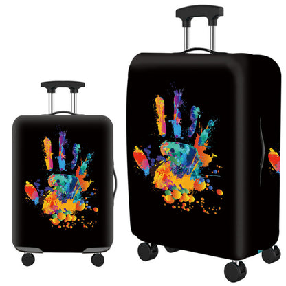 ✈️ Spot Your Bag Instantly | Fashion Cat Print Travel Luggage Cover Protector Anti-Scratch High-Elastic Suitcase Skin 🧳