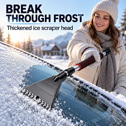 3-in-1 Extendable Car Snow Brush & Ice Scraper