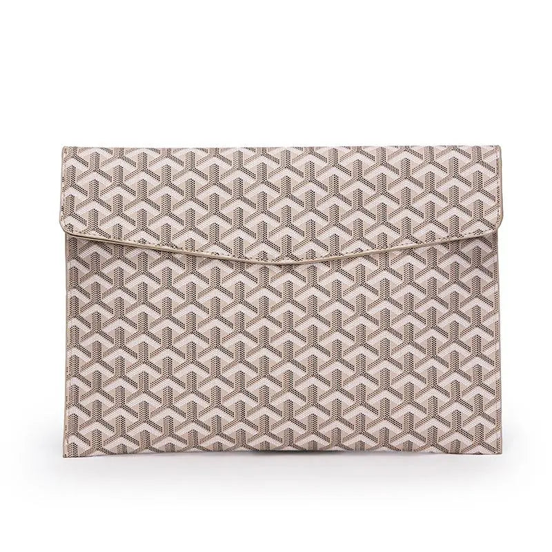 Chic PU Leather Laptop & Document Organizer