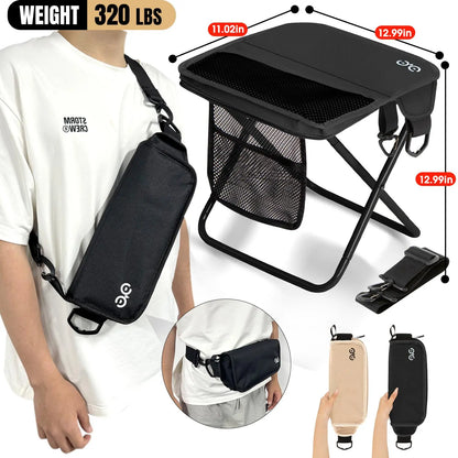 🎒 Feather-Light, Steel-Strong: The 1.5 lbs Folding Chair That Safely Holds Up to 400 lbs! 🏕️🔥