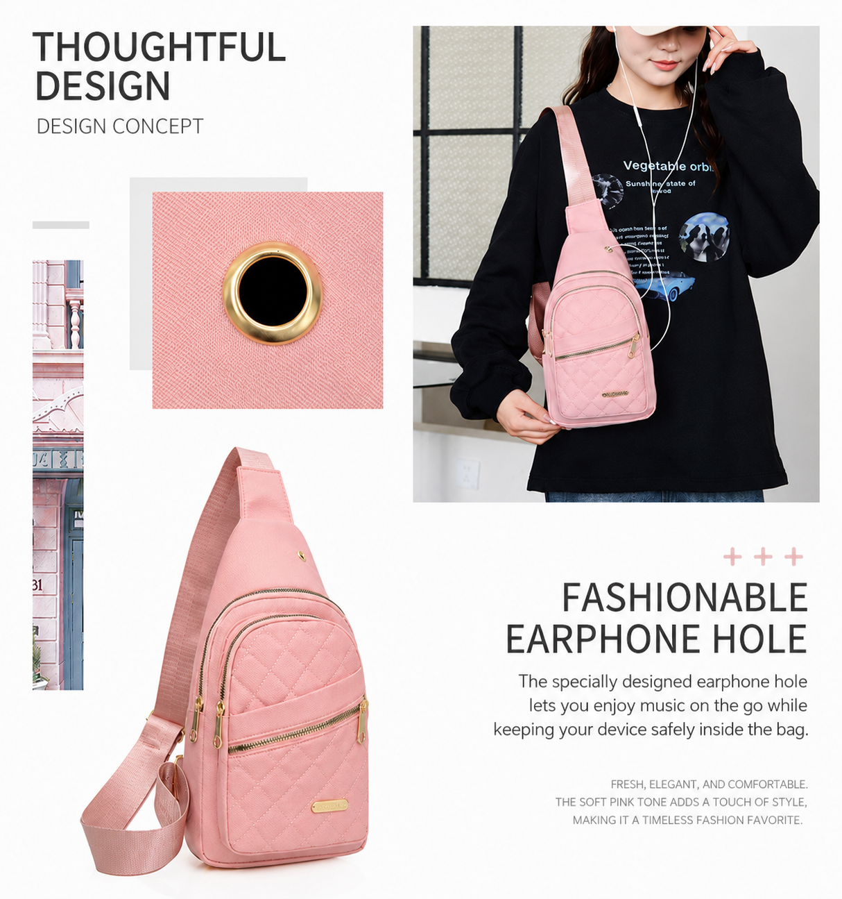 ✈️ Travel Sling Backpack | Lightweight & Stylish 🎒