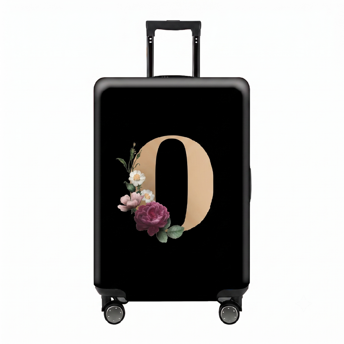 ✈️ Spot Your Bag Instantly | Decorative Alphabet Letter Z High-Elastic Luggage Cover Protector Skin with Concealed Zippers 🧳