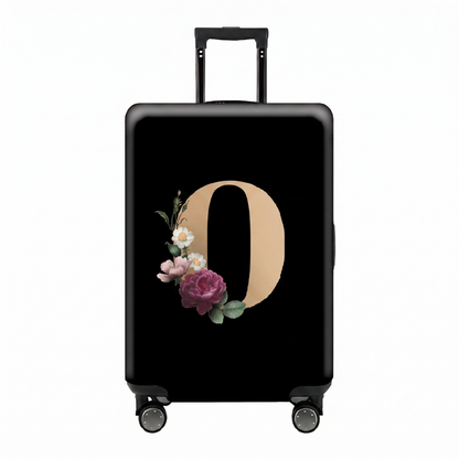 ✈️ Spot Your Bag Instantly | Decorative Alphabet Letter Z High-Elastic Luggage Cover Protector Skin with Concealed Zippers 🧳