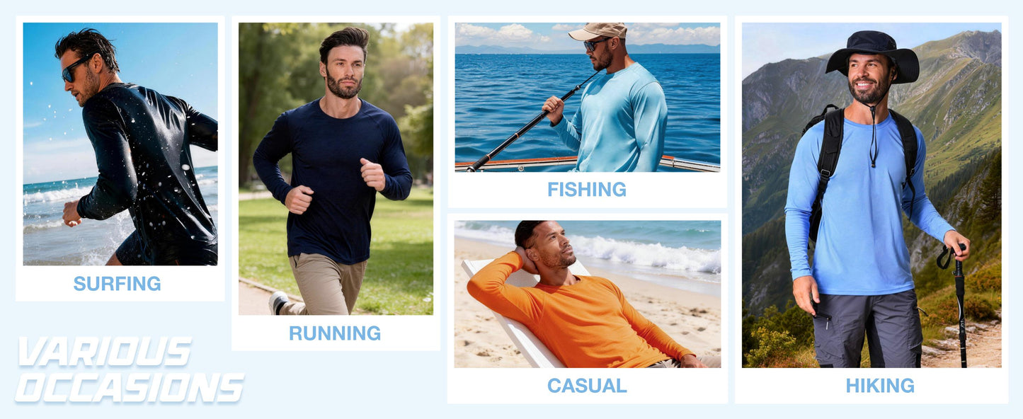 🛡️🏃‍♂️Beat the Heat: The Ultra-Lightweight UPF 50+ Shirt That Keeps You 10° Cooler!