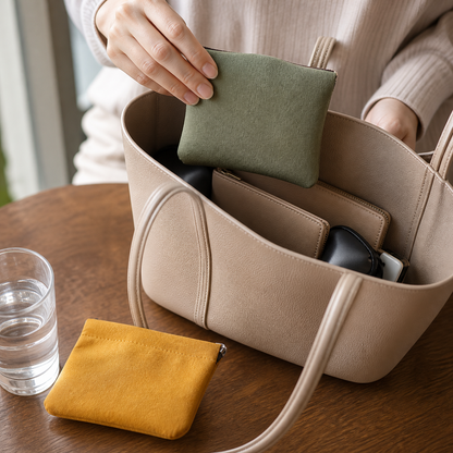 Mini  Organizer Zipper Pouch （2 pack）