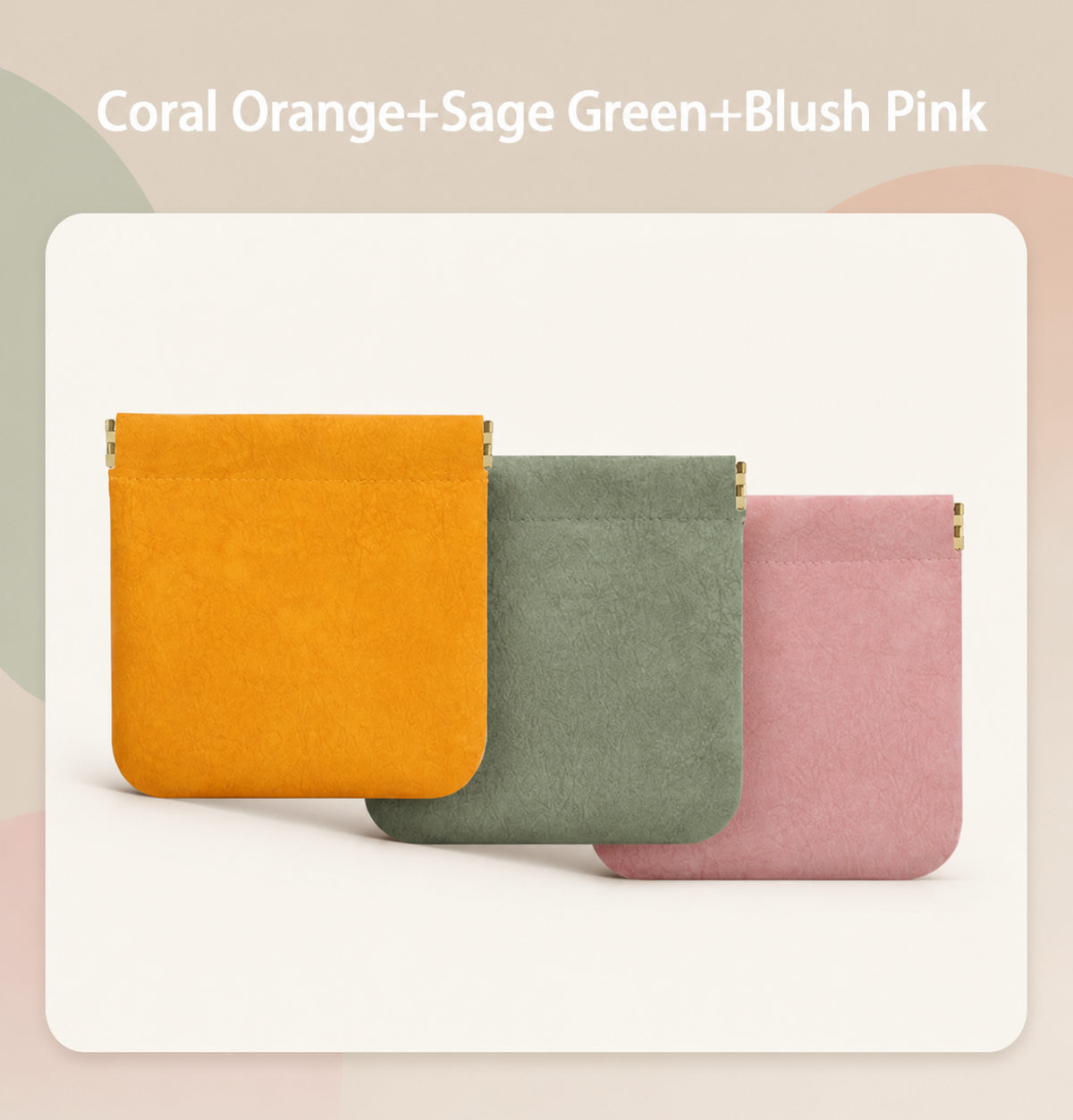 Mini  Organizer Zipper Pouch （2 pack）