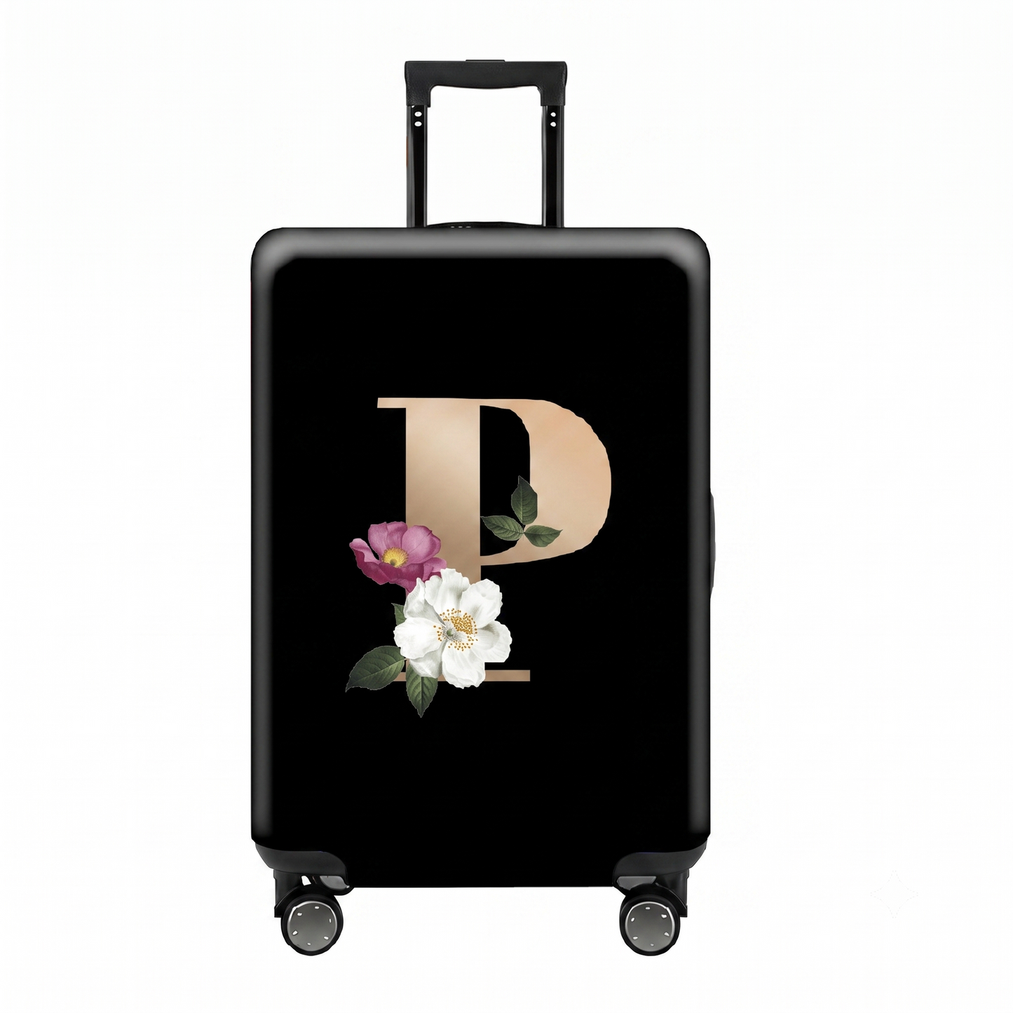 ✈️ Spot Your Bag Instantly | Decorative Alphabet Letter Z High-Elastic Luggage Cover Protector Skin with Concealed Zippers 🧳