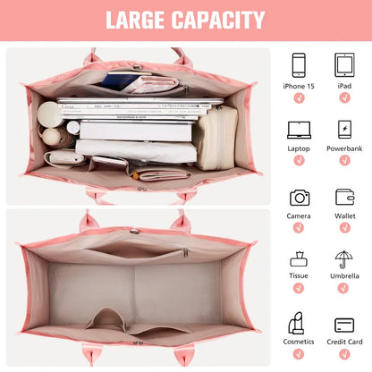 ✈️ The Ultimate Everyday Tote Bag | Waterproof Large-Capacity Travel & Work Bag 🧳 💖