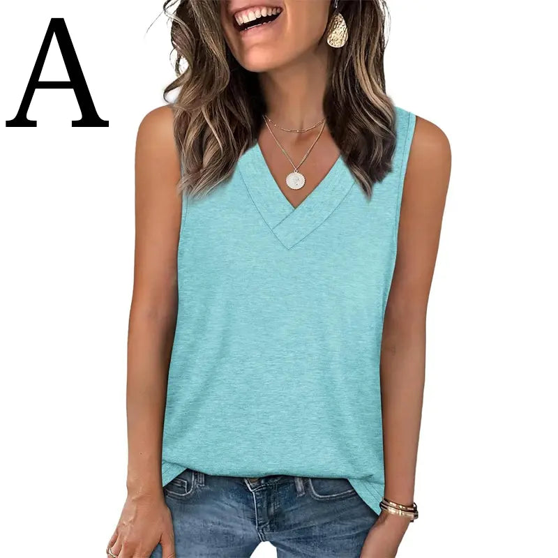 🔥 The Holy Grail of Tanks: The Trendy 2026 V-Neck Tee That Snatches Your Waist & Hides Your Bra Flawlessly! 👑✨