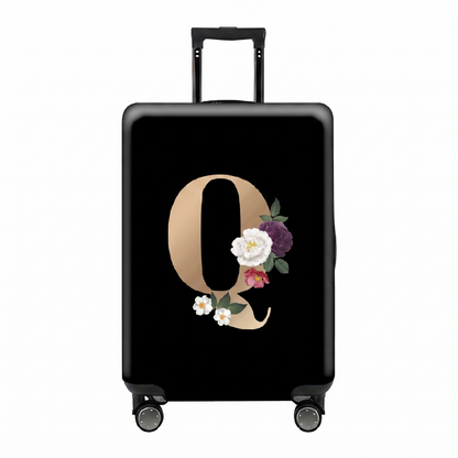 ✈️ Spot Your Bag Instantly | Decorative Alphabet Letter Z High-Elastic Luggage Cover Protector Skin with Concealed Zippers 🧳