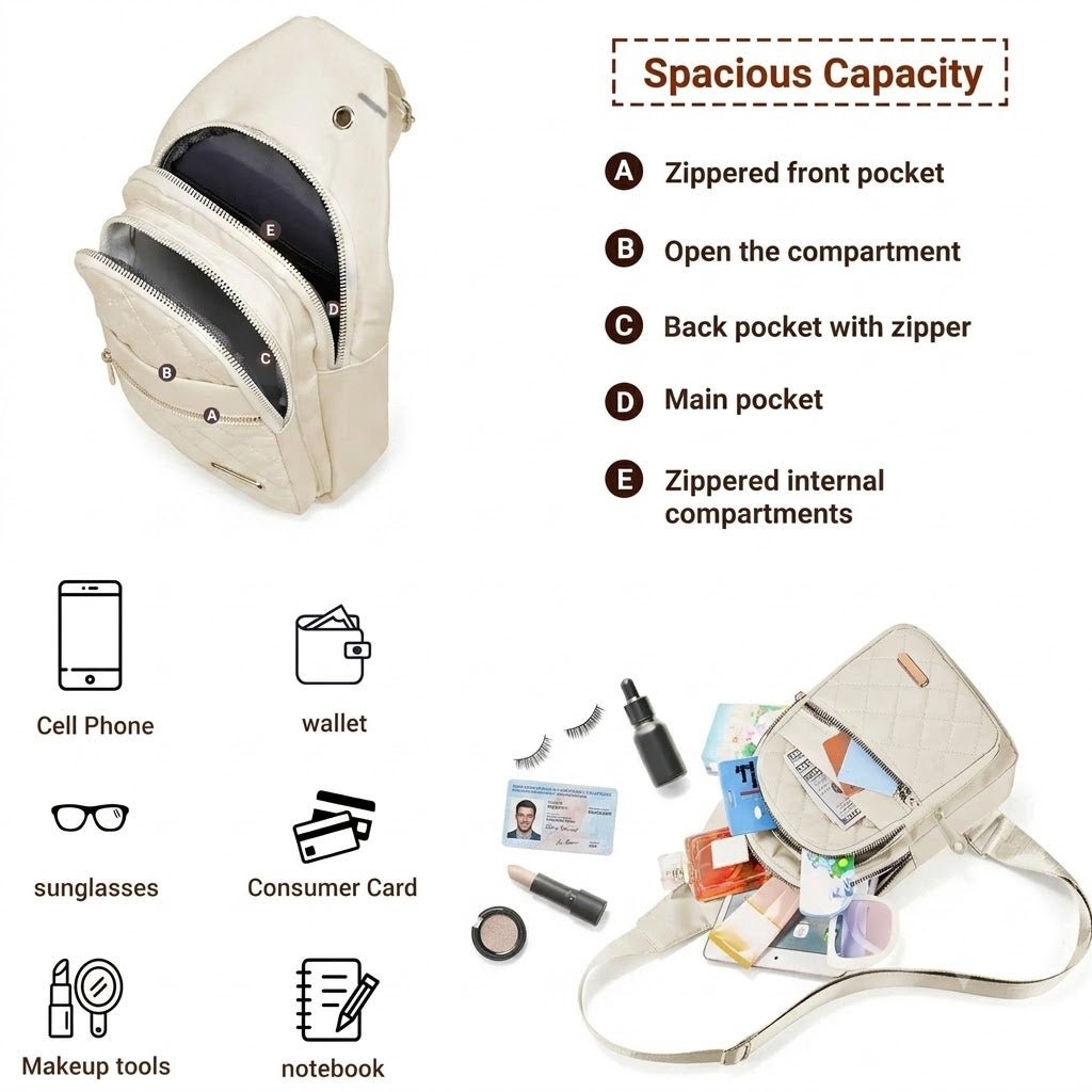 ✈️ Travel Sling Backpack | Lightweight & Stylish 🎒