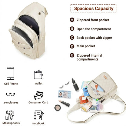 ✈️ Travel Sling Backpack | Lightweight & Stylish 🎒