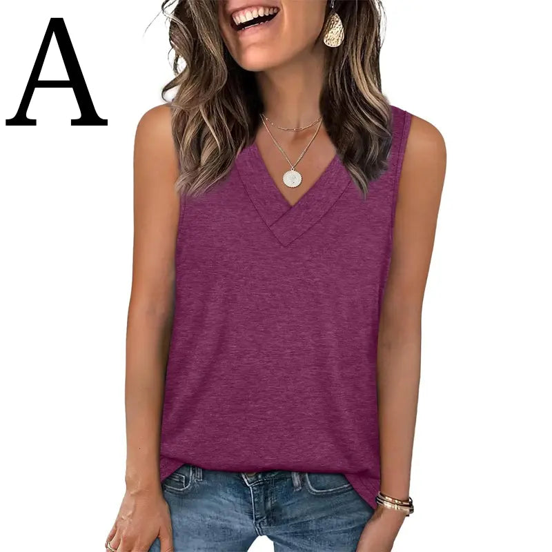 🔥 The Holy Grail of Tanks: The Trendy 2026 V-Neck Tee That Snatches Your Waist & Hides Your Bra Flawlessly! 👑✨