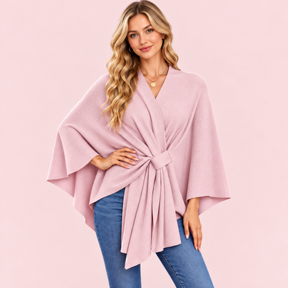 Women's Elegant Shawl Cape – Soft & Flowy Wrap